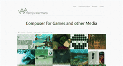 Desktop Screenshot of mathijswiermans.com